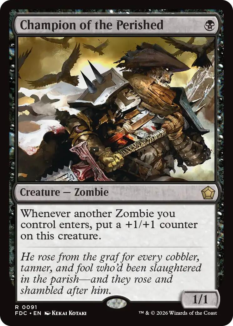 Image for Champion of the Perished (Commander: Foundations) (91) (FDC) - Magic: The Gathering