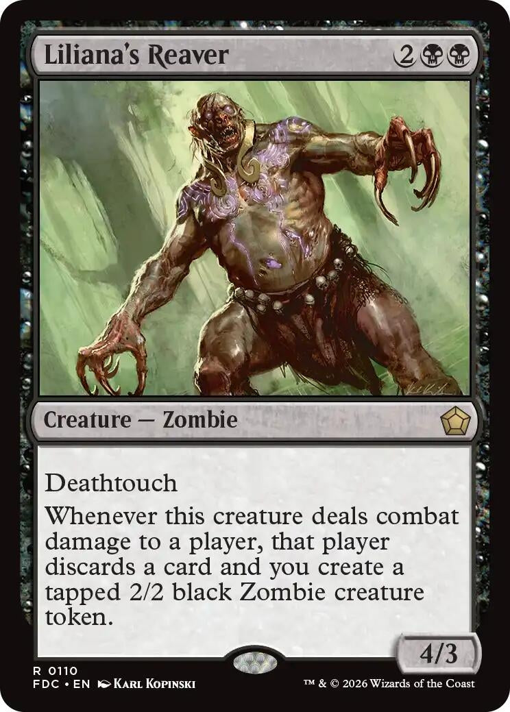 Image for Liliana's Reaver (Commander: Foundations) (110) (FDC) - Magic: The Gathering
