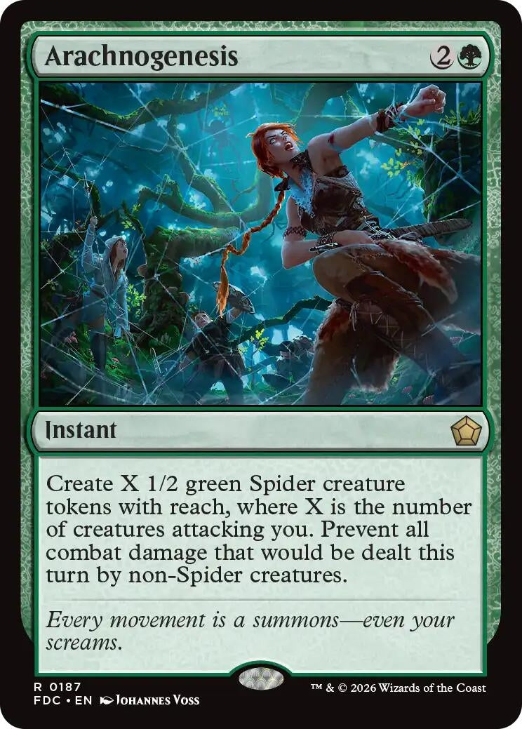 Image for Arachnogenesis (Commander: Foundations) (187) (FDC) - Magic: The Gathering
