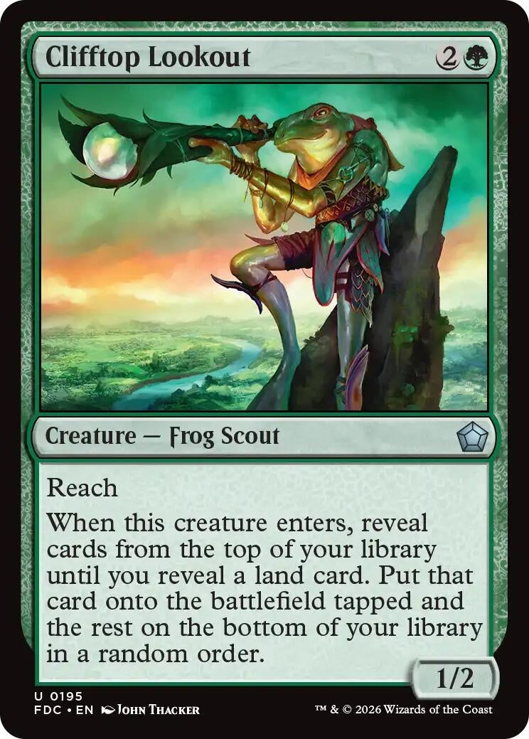 Image for Clifftop Lookout (Commander: Foundations) (195) (FDC) - Magic: The Gathering