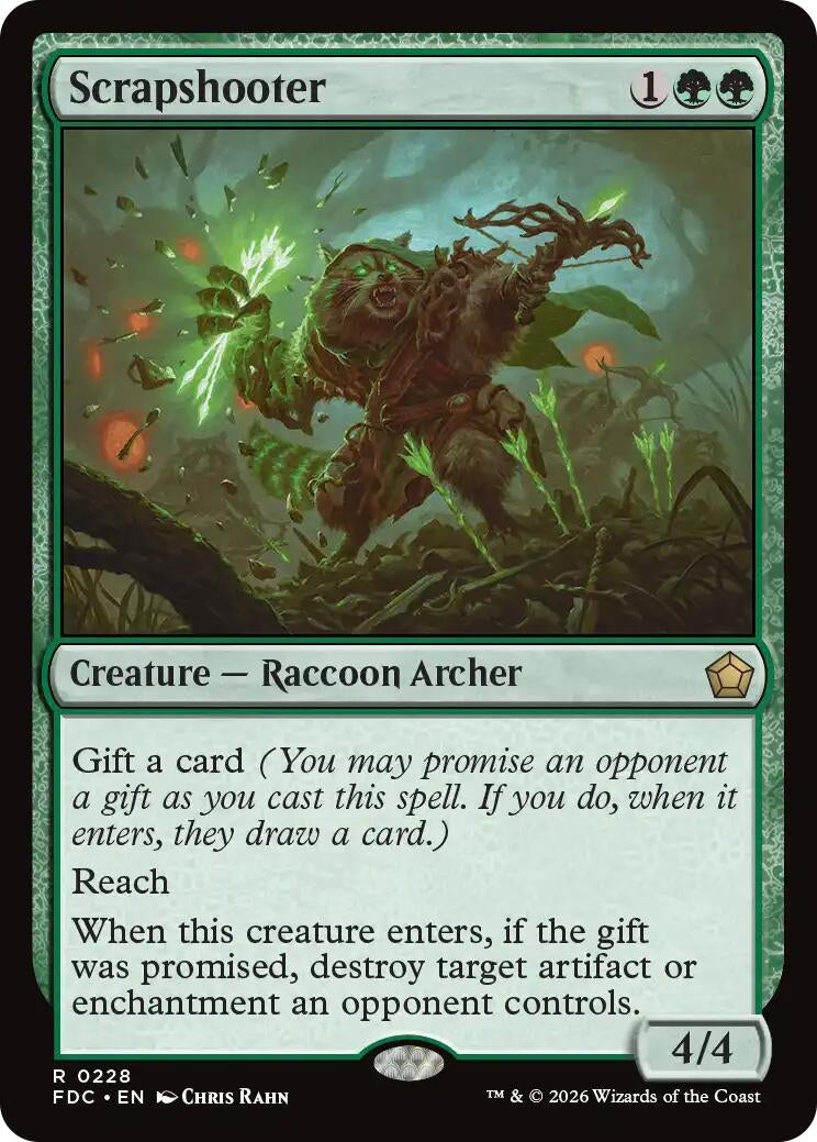 Image for Scrapshooter (Commander: Foundations) (228) (FDC) - Magic: The Gathering
