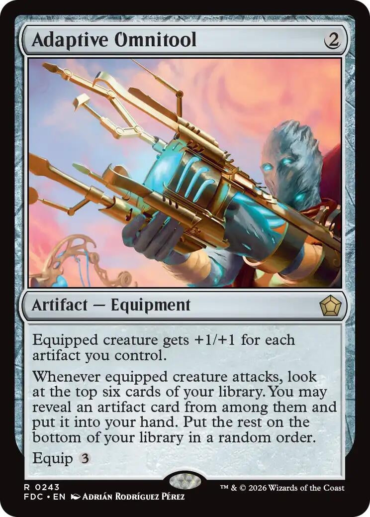 Image for Adaptive Omnitool (Commander: Foundations) (243) (FDC) - Magic: The Gathering