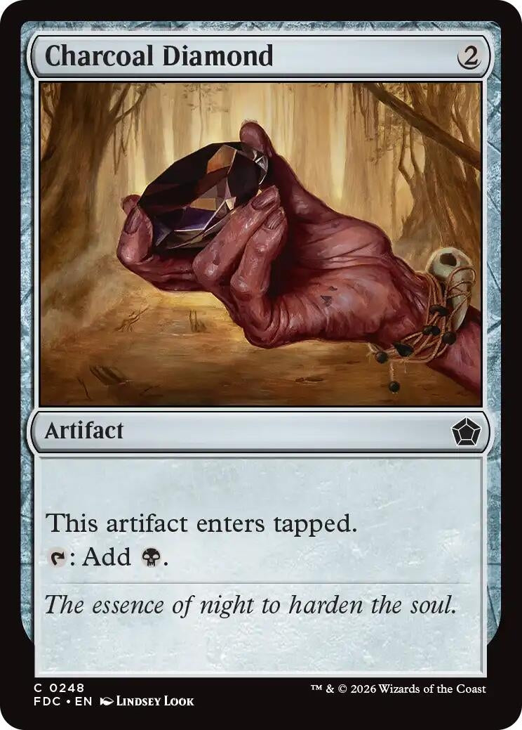 Image for Charcoal Diamond (Commander: Foundations) (248) (FDC) - Magic: The Gathering