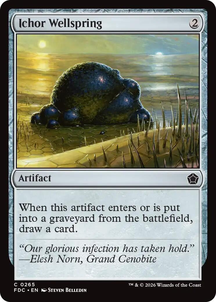 Image for Ichor Wellspring (Commander: Foundations) (265) (FDC) - Magic: The Gathering