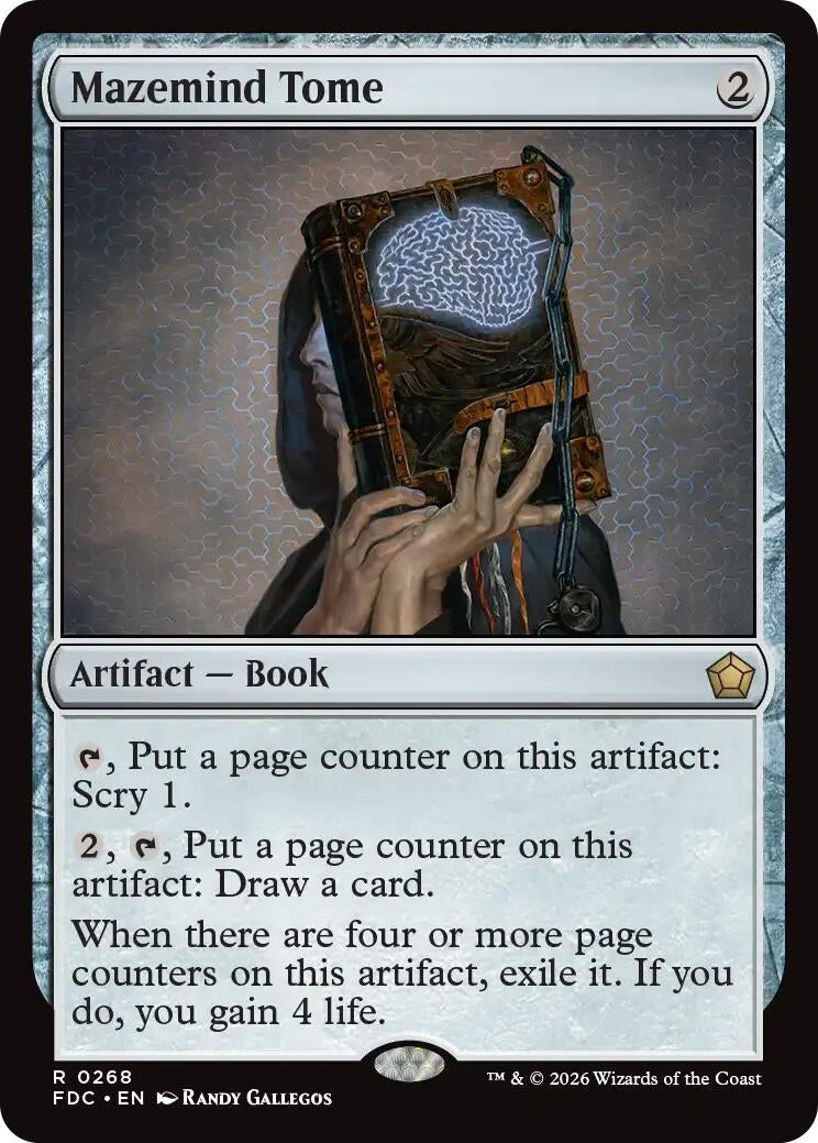 Image for Mazemind Tome (Commander: Foundations) (268) (FDC) - Magic: The Gathering