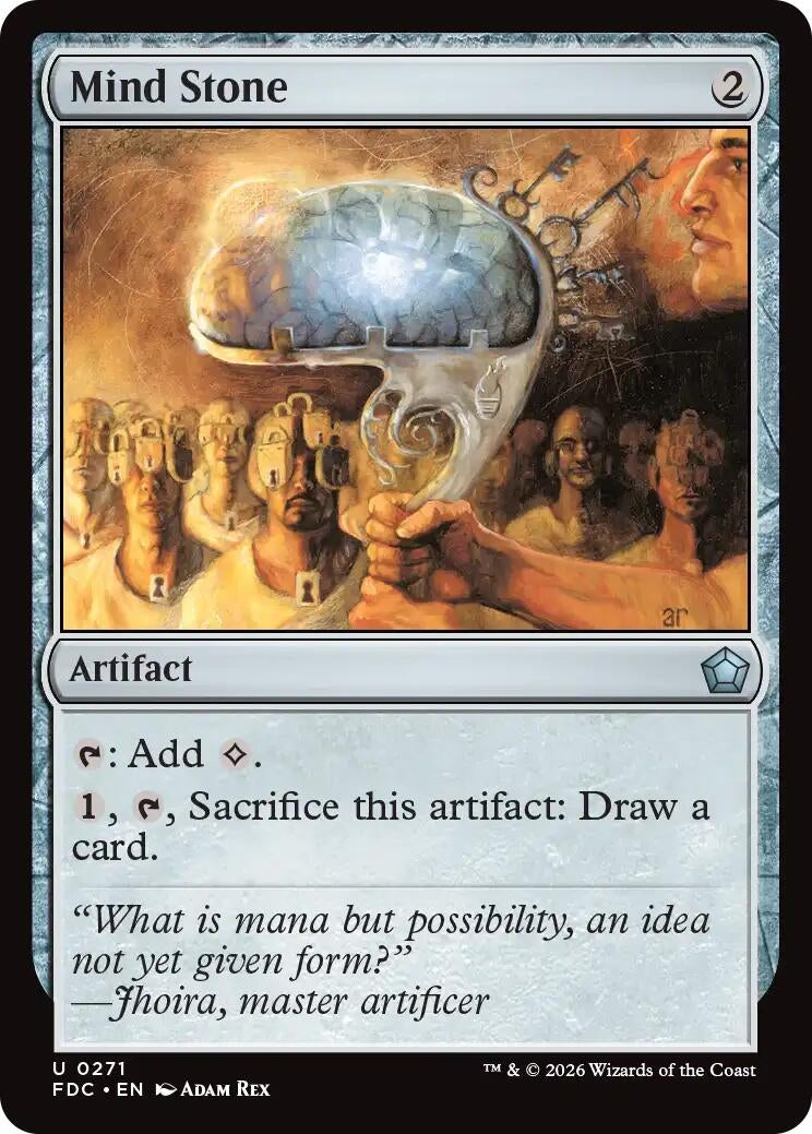 Image for Mind Stone (Commander: Foundations) (271) (FDC) - Magic: The Gathering