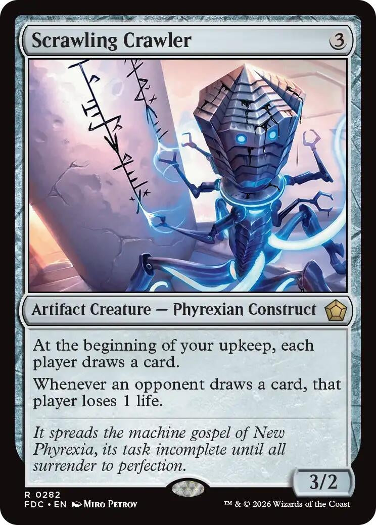 Image for Scrawling Crawler (Commander: Foundations) (282) (FDC) - Magic: The Gathering