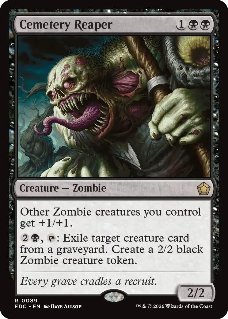 Image for Cemetery Reaper (Commander: Foundations) (89) (FDC) - Magic: The Gathering