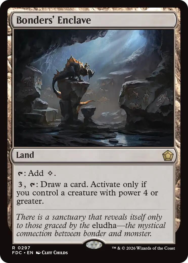 Image for Bonders' Enclave (Commander: Foundations) (297) (FDC) - Magic: The Gathering