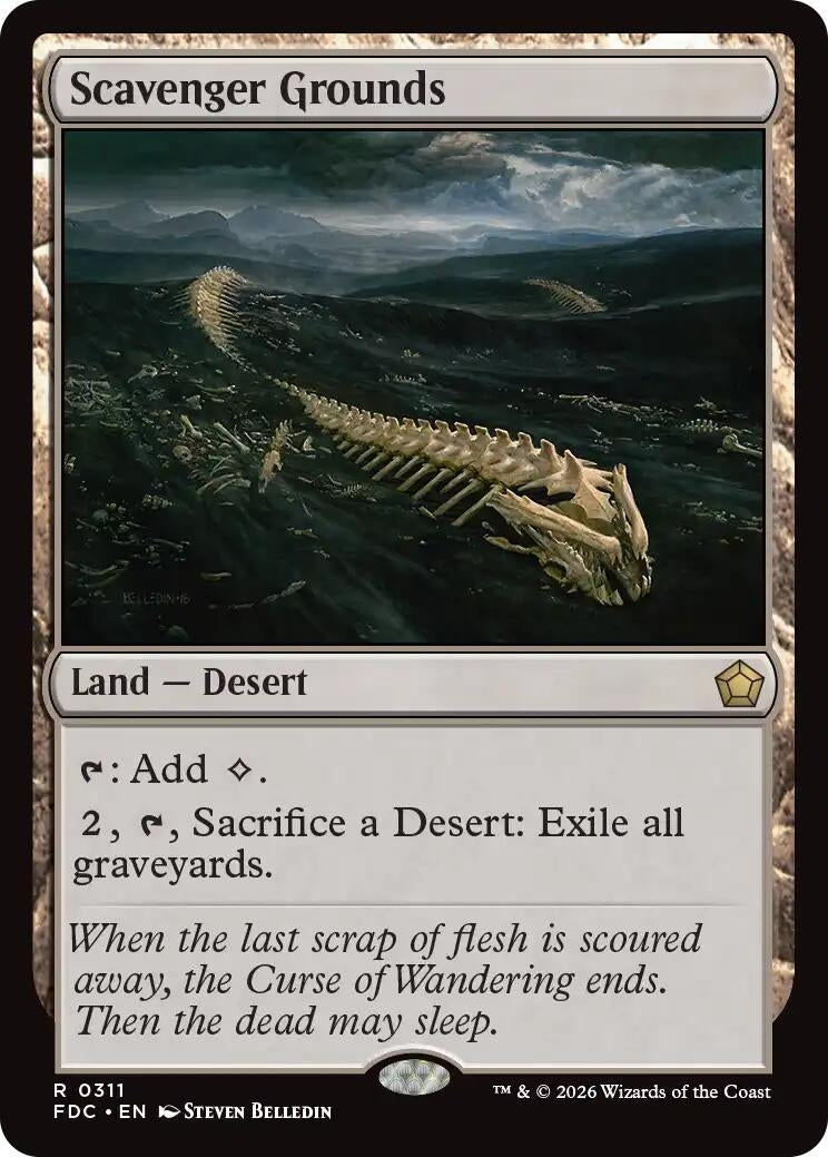 Image for Scavenger Grounds (Commander: Foundations) (311) (FDC) - Magic: The Gathering