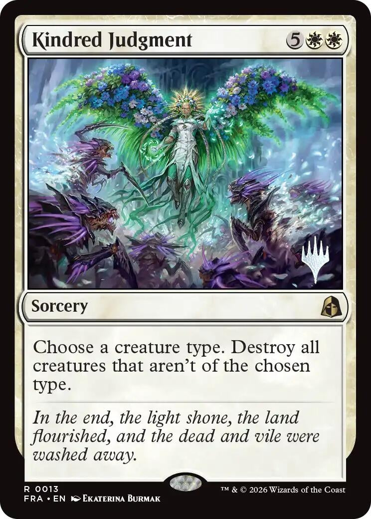 Image for Kindred Judgment (Promo Pack: Reality Fracture) (13) (PPFRA) - Magic: The Gathering