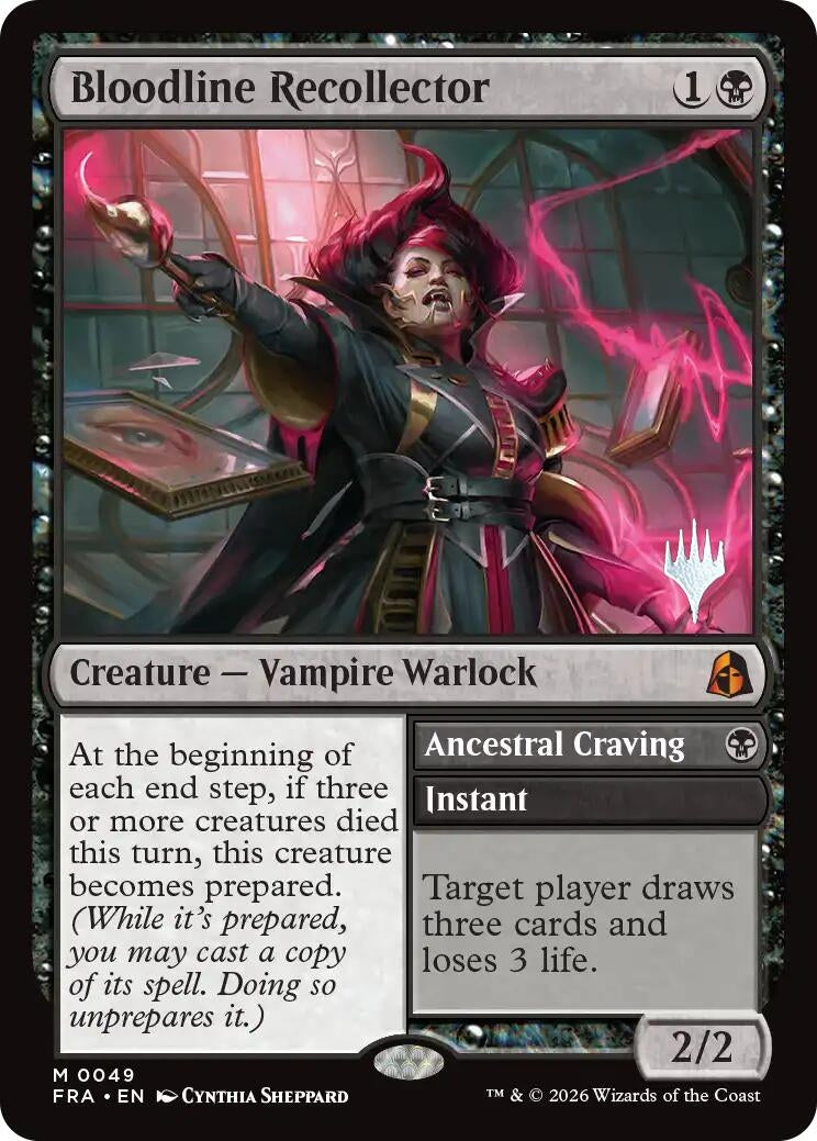 Image for Bloodline Recollector (Promo Pack: Reality Fracture) (49) (PPFRA) - Magic: The Gathering