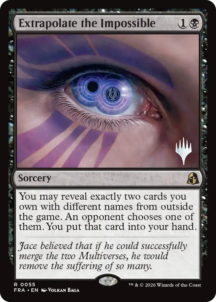 Image for Extrapolate the Impossible (Promo Pack: Reality Fracture) (55) (PPFRA) - Magic: The Gathering