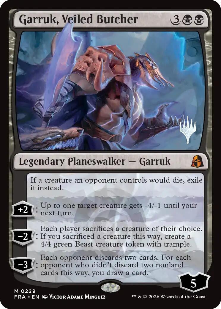 Image for Garruk, Veiled Butcher (Promo Pack: Reality Fracture) (229) (PPFRA) - Magic: The Gathering