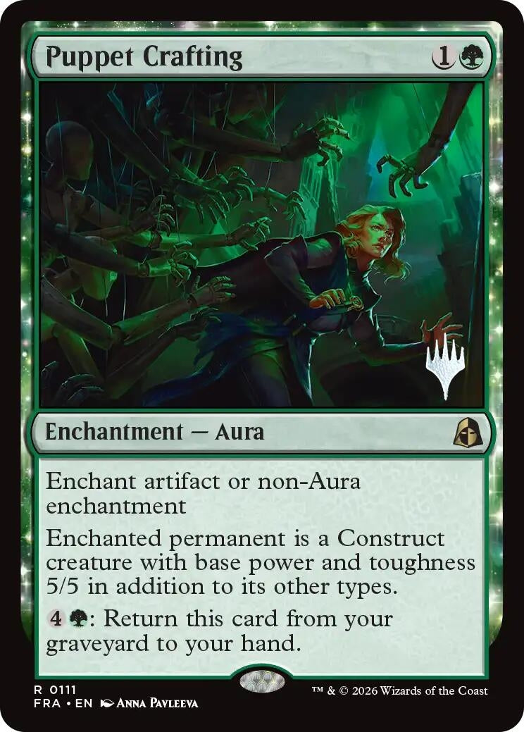 Image for Puppet Crafting (Promo Pack: Reality Fracture) (111) (PPFRA) - Magic: The Gathering