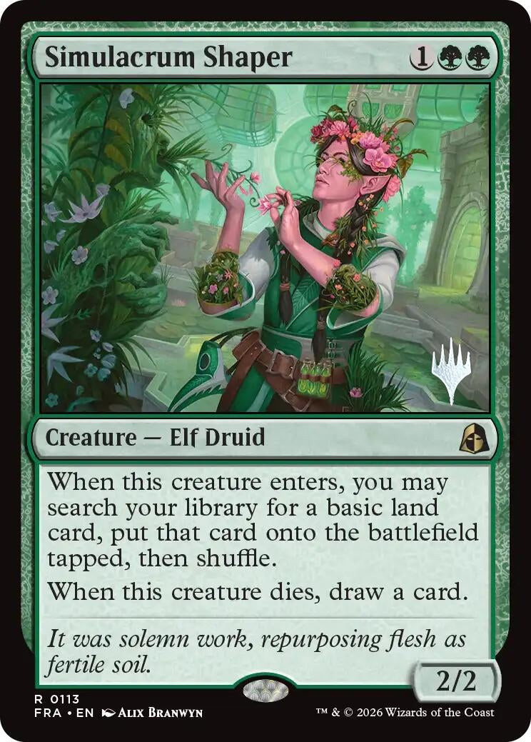Image for Simulacrum Shaper (Promo Pack: Reality Fracture) (113) (PPFRA) - Magic: The Gathering