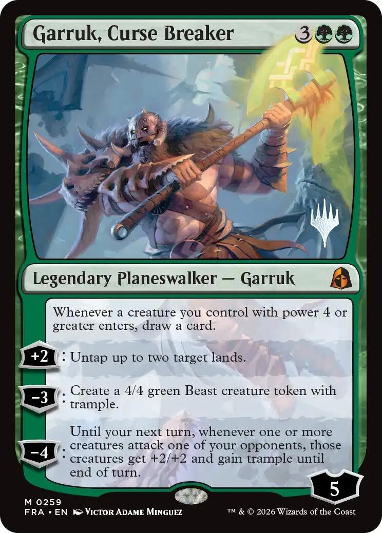 Image for Garruk, Curse Breaker (Promo Pack: Reality Fracture) (259) (PPFRA) - Magic: The Gathering