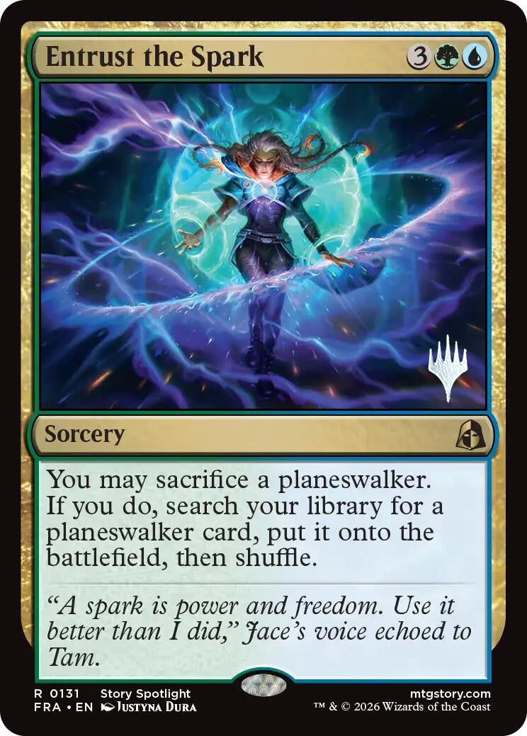 Image for Entrust the Spark (Promo Pack: Reality Fracture) (131) (PPFRA) - Magic: The Gathering