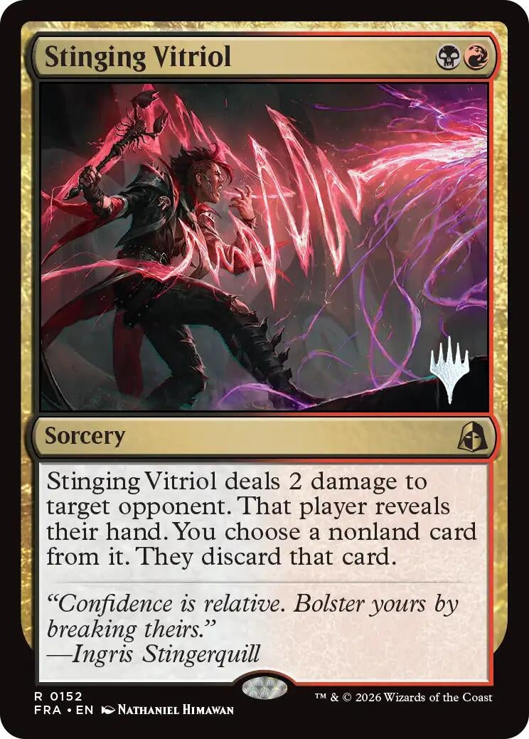 Image for Stinging Vitriol (Promo Pack: Reality Fracture) (152) (PPFRA) - Magic: The Gathering