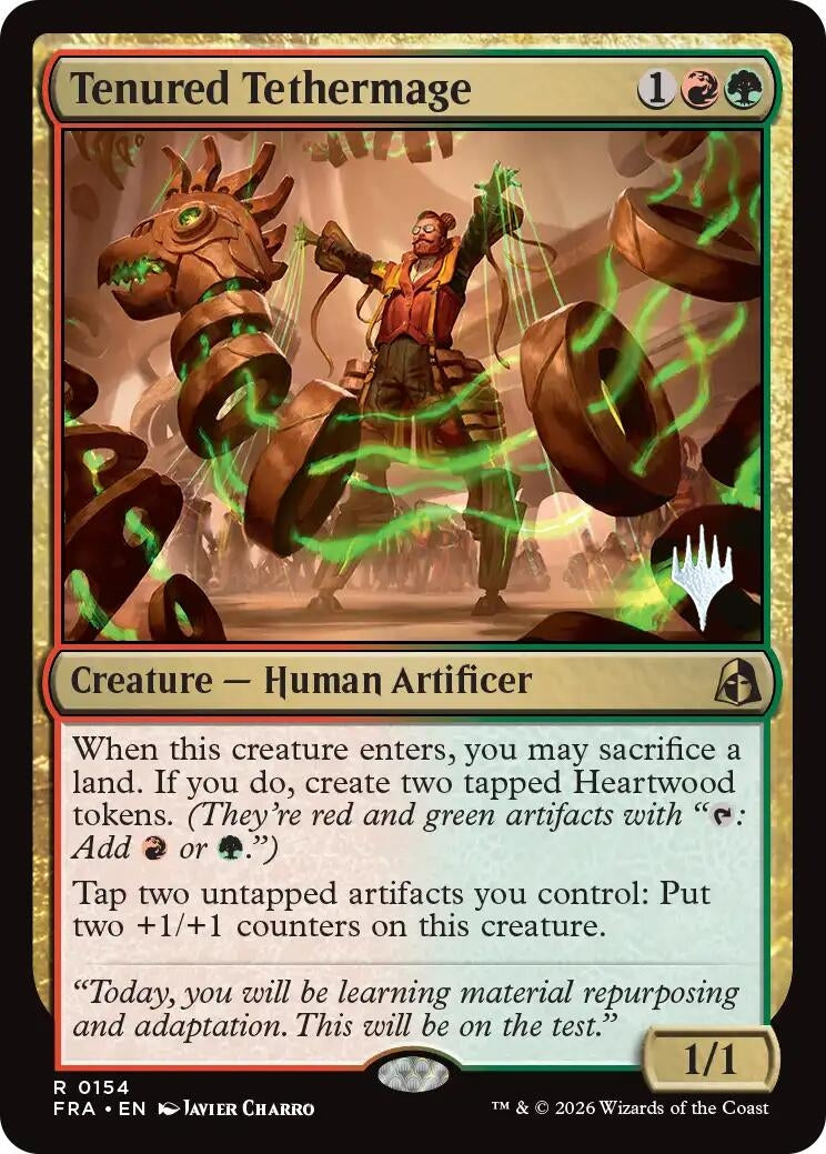 Image for Tenured Tethermage (Promo Pack: Reality Fracture) (154) (PPFRA) - Magic: The Gathering