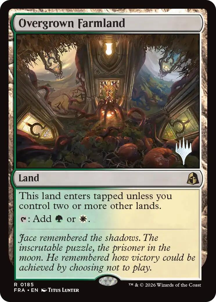 Image for Overgrown Farmland (Promo Pack: Reality Fracture) (185) (PPFRA) - Magic: The Gathering