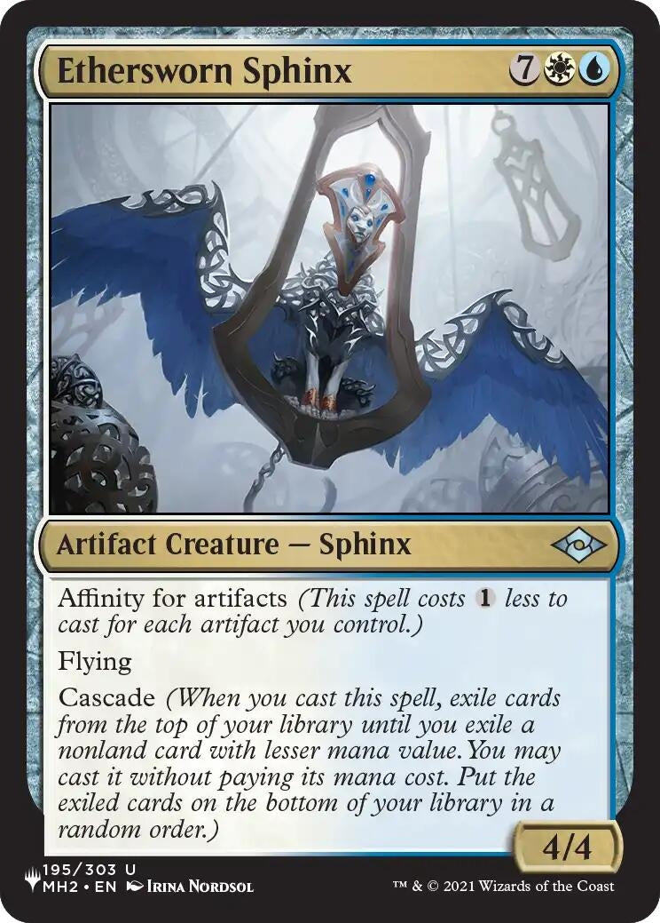 Image for Ethersworn Sphinx (The List Reprints) (195) (LIST) - Magic: The Gathering