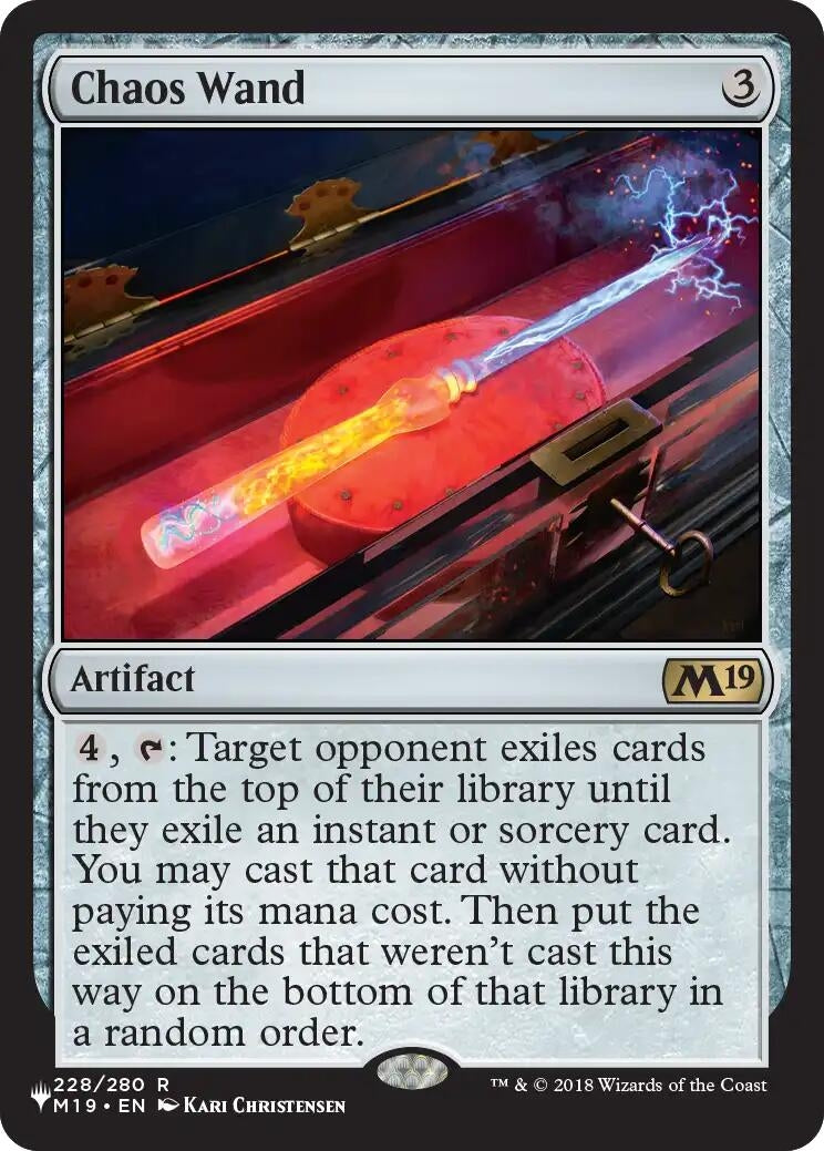 Image for Chaos Wand (The List Reprints) (228) (LIST) - Magic: The Gathering