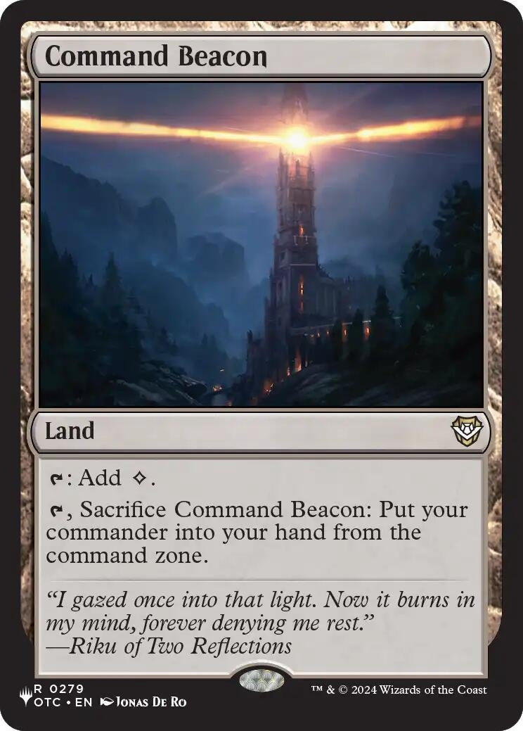 Image for Command Beacon (OTC) (Commander: Outlaws of Thunder Junction) (279) (OTC) - Magic: The Gathering