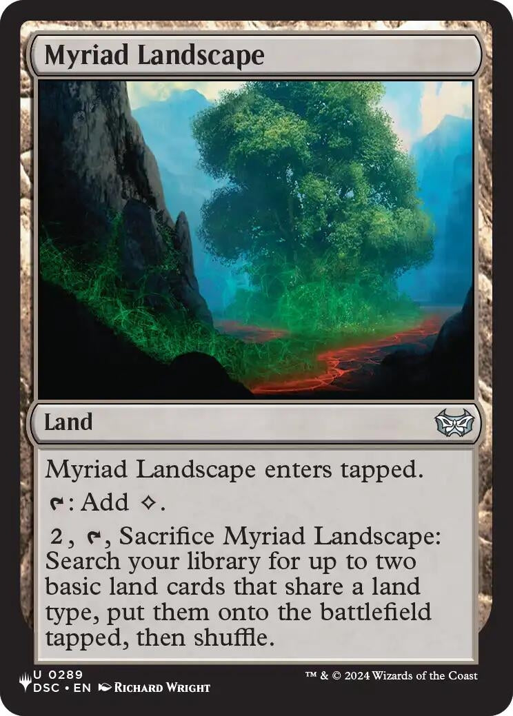 Image for Myriad Landscape (DSC) (The List Reprints) (289) (LIST) - Magic: The Gathering