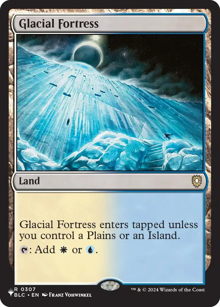 Image for Glacial Fortress (The List Reprints) (307) (LIST) - Magic: The Gathering