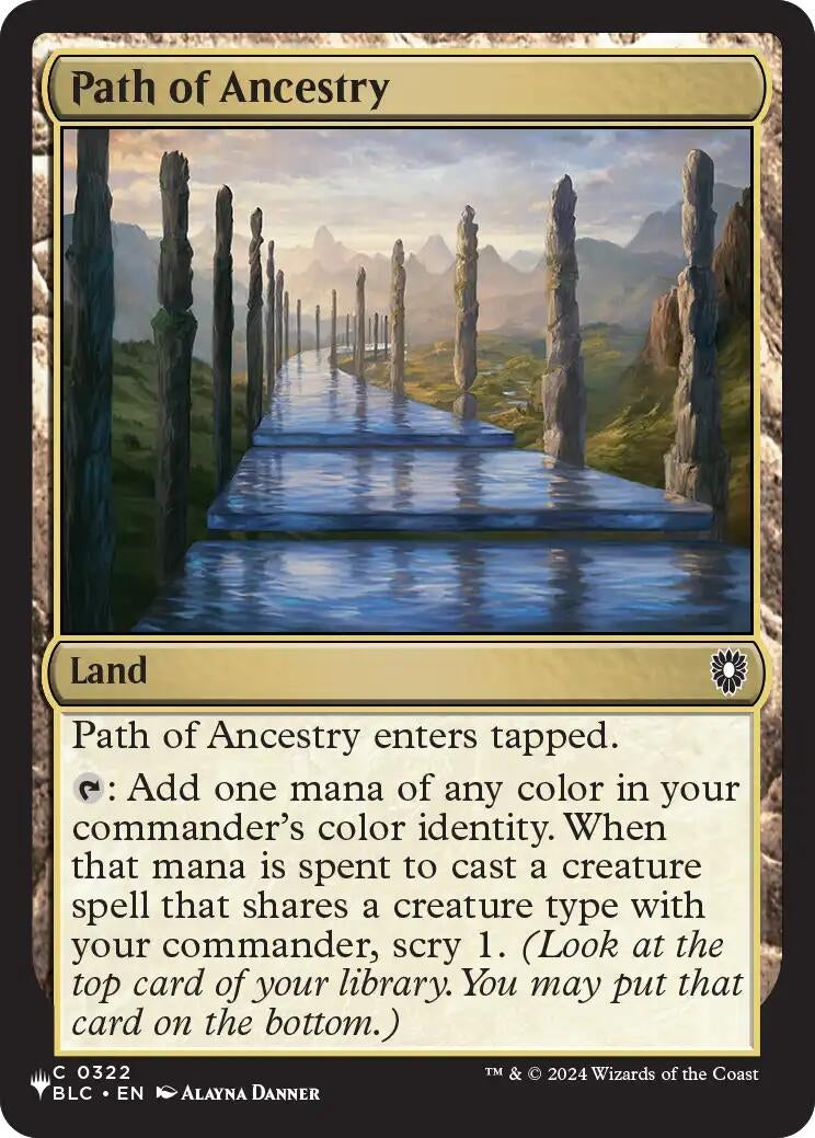 Image for Path of Ancestry (BLC) (The List Reprints) (LIST) - Magic: The Gathering