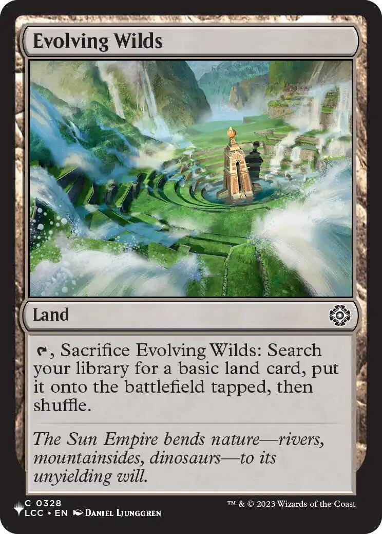 Image for Evolving Wilds (LCC) (The List Reprints) (LIST) - Magic: The Gathering