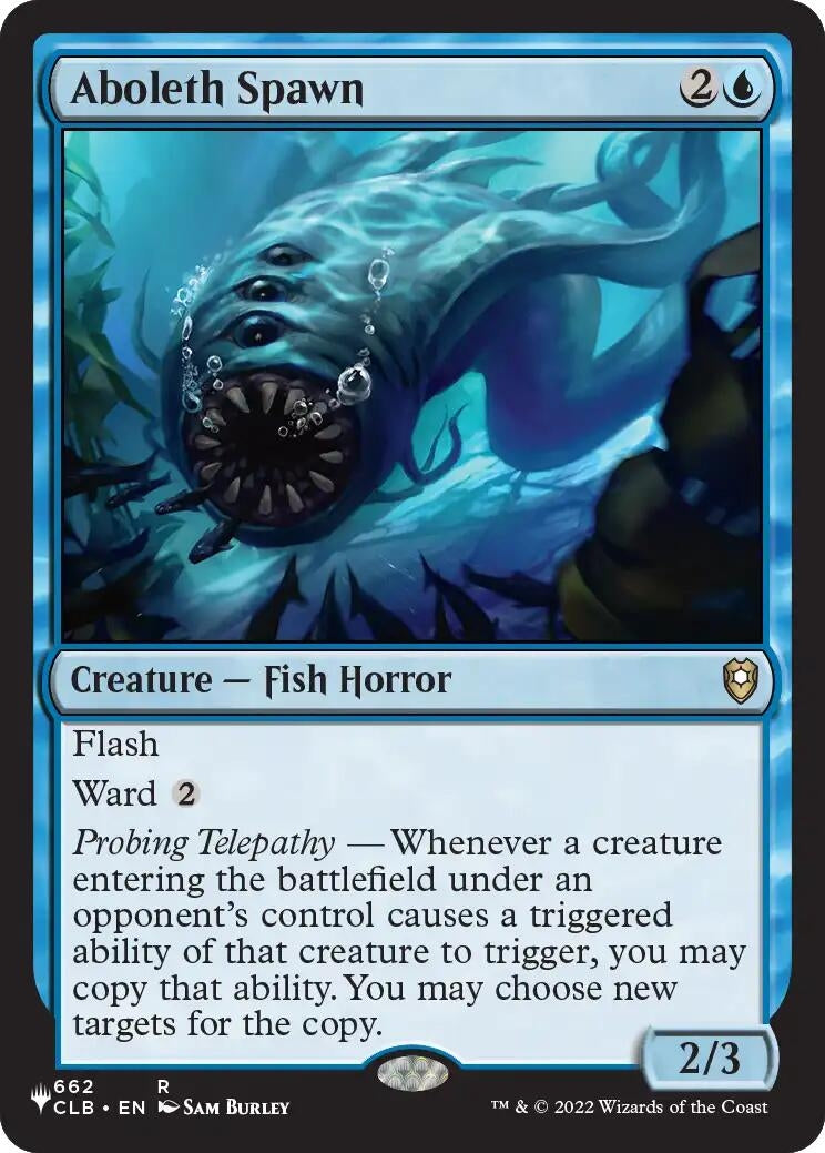 Image for Aboleth Spawn (The List Reprints) (LIST) - Magic: The Gathering