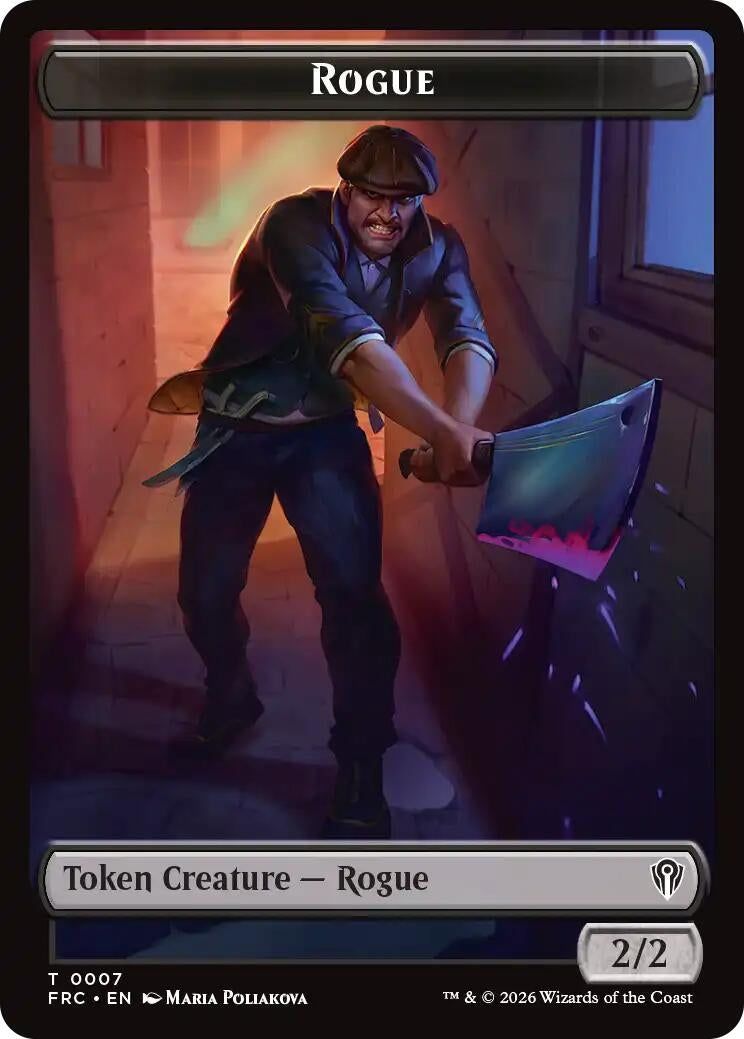 Image for Rogue // Zombie Army Double-Sided Token (Commander: Reality Fracture) (7 // 8) (FRC) - Magic: The Gathering