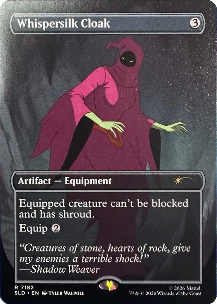 Image for Whispersilk Cloak (7182) (Secret Lair Drop Series) (7182) (SLD) - Magic: The Gathering
