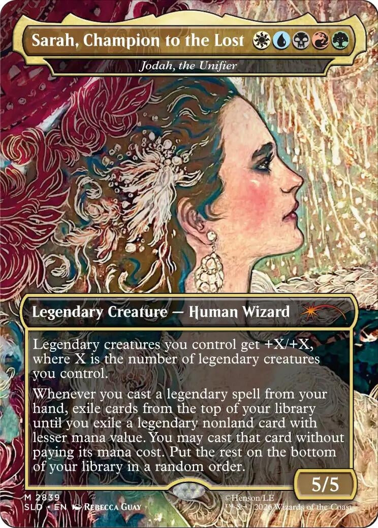 Image for Sarah, Champion to the Lost - Jodah, the Unifier (Secret Lair Drop Series) (2839) (SLD) - Magic: The Gathering