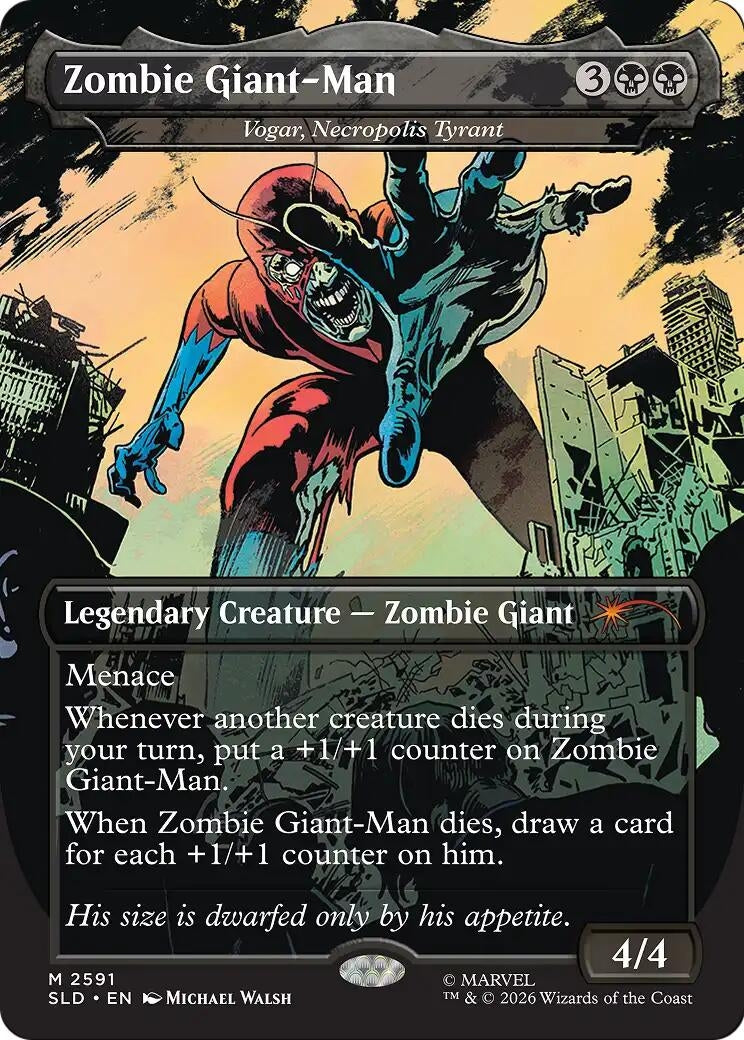 Image for Zombie Giant-Man - Vogar, Necropolis Tyrant (Secret Lair Drop Series) (2591) (SLD) - Magic: The Gathering
