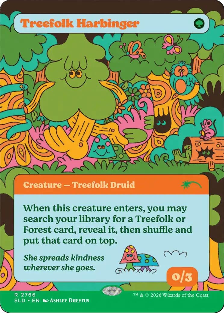 Image for Treefolk Harbinger (Secret Lair Drop Series) (2766) (SLD) - Magic: The Gathering