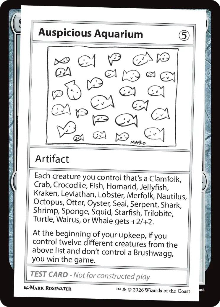 Image for Auspicious Aquarium (Mystery Booster: Convention Edition Exclusives) (CMB1) - Magic: The Gathering