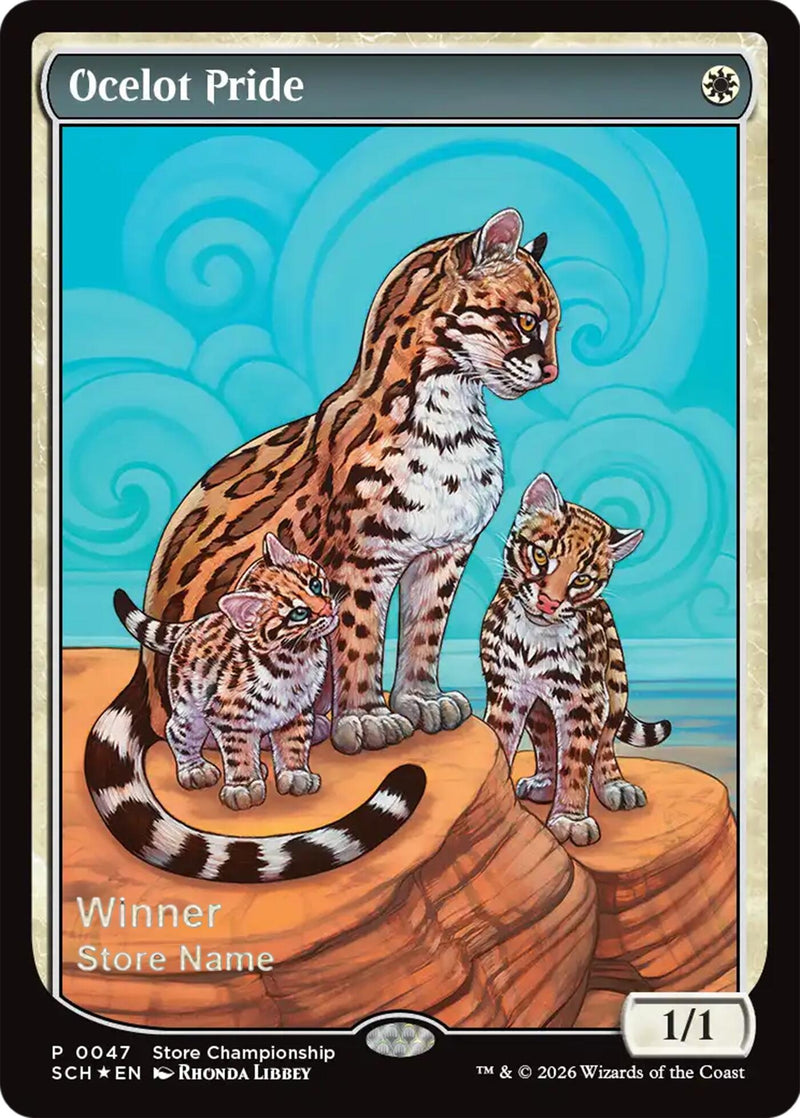 Image for Ocelot Pride (Winner) (Game Day & Store Championship Promos) (GAME) - Magic: The Gathering