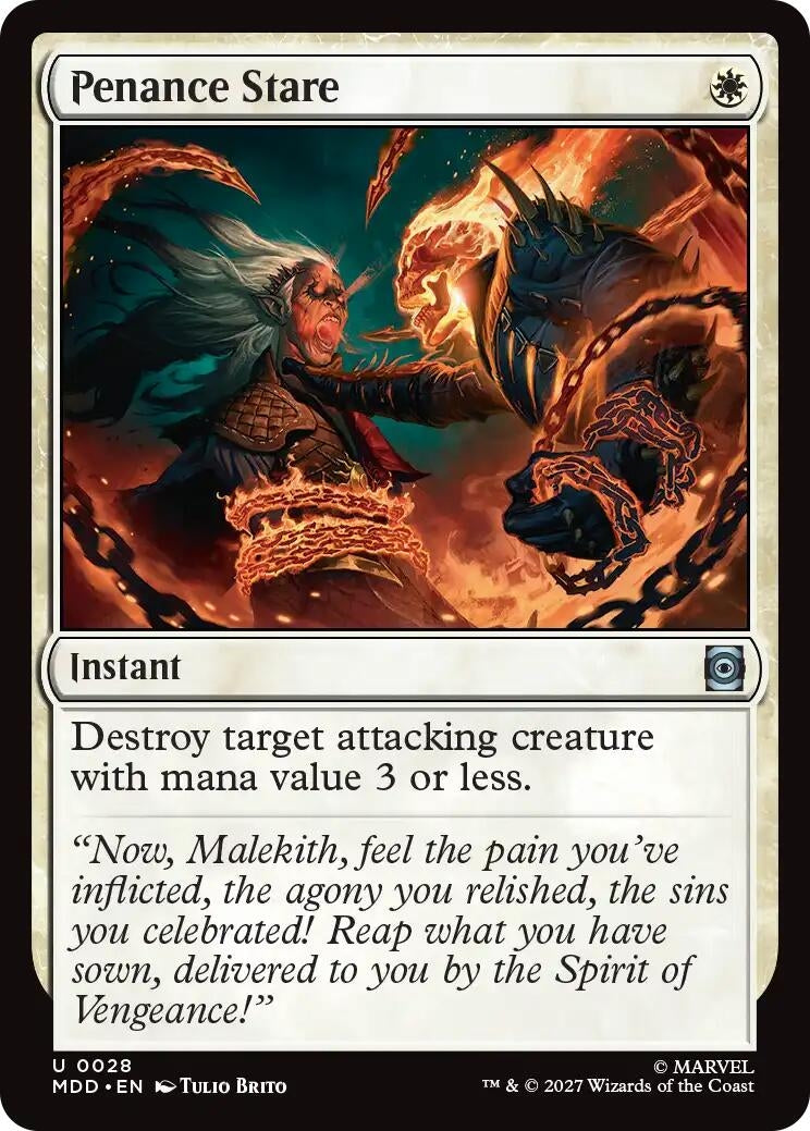 Image for Penance Stare (Marvel: Darkhold Destiny) (28) (MDD) - Magic: The Gathering