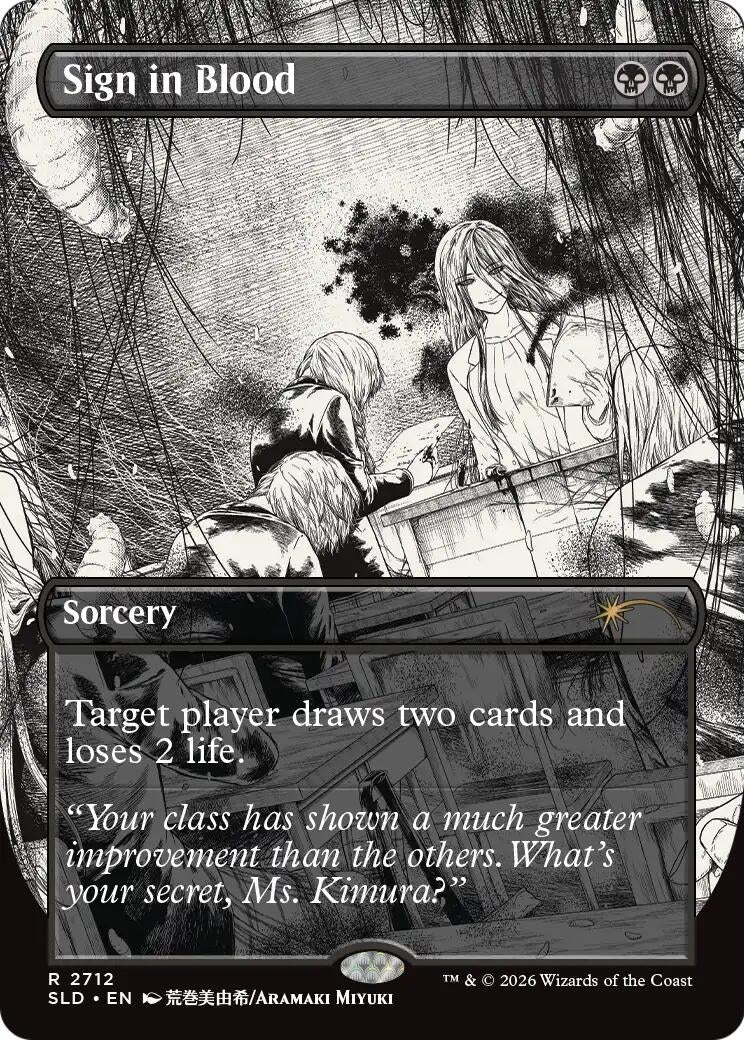 Image for Sign in Blood (Secret Lair Drop Series) (2712) (SLD) - Magic: The Gathering