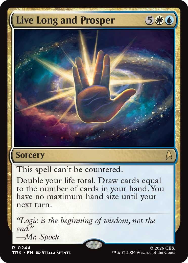 Image for Live Long and Prosper (Star Trek) (244) (TRK) - Magic: The Gathering
