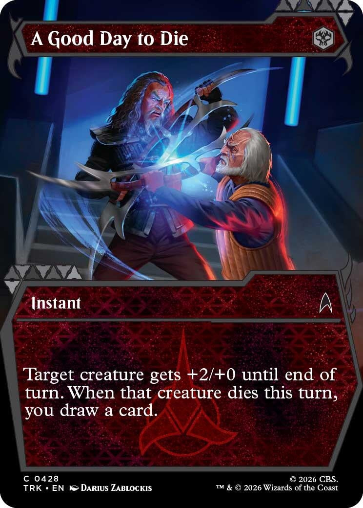 Image for A Good Day to Die (Showcase) (Star Trek) (428) (TRK) - Magic: The Gathering
