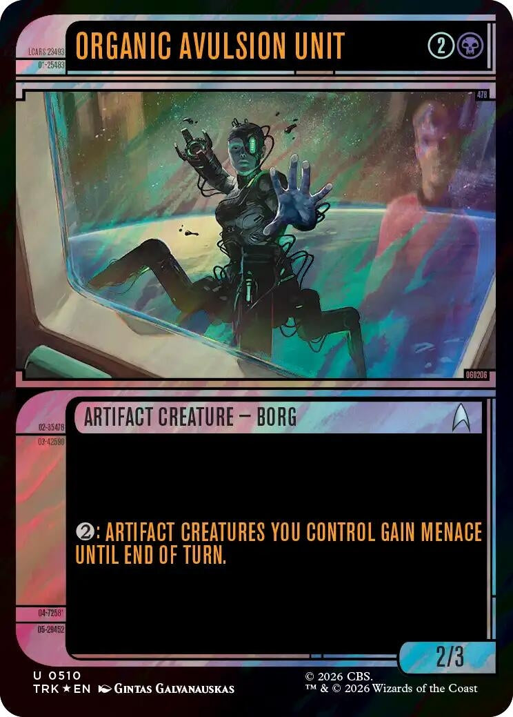Image for Organic Avulsion Unit (Showcase) (Surge Foil) (Star Trek) (510) (TRK) - Magic: The Gathering