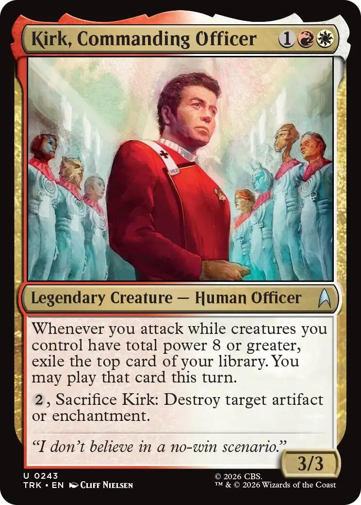 Image for Kirk, Commanding Officer (Star Trek) (243) (TRK) - Magic: The Gathering