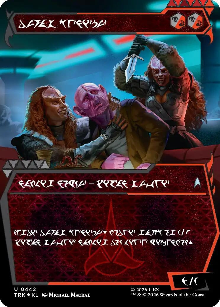 Image for The Duras Sisters (Showcase) (Klingon) (Star Trek) (442) (TRK) - Magic: The Gathering