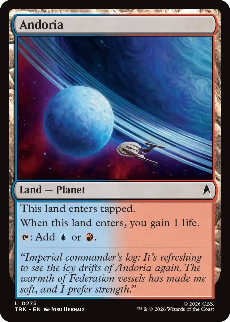 Image for Andoria (Star Trek) (275) (TRK) - Magic: The Gathering