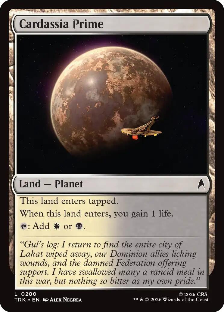 Image for Cardassia Prime (Star Trek) (280) (TRK) - Magic: The Gathering