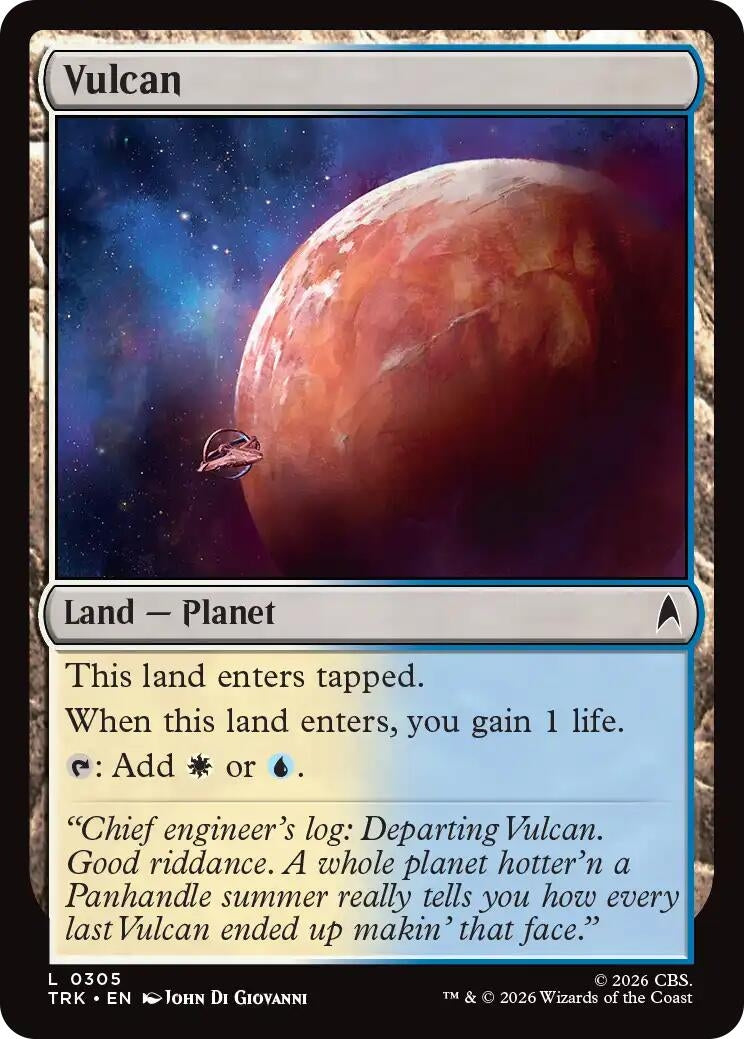 Image for Vulcan (Star Trek) (305) (TRK) - Magic: The Gathering